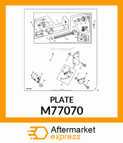 Plate M77070