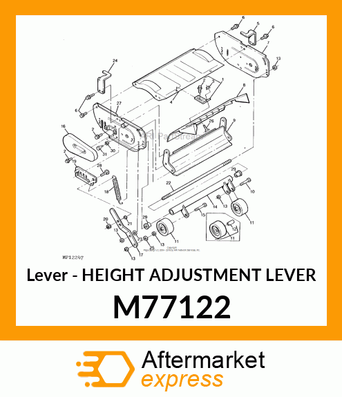 Lever M77122