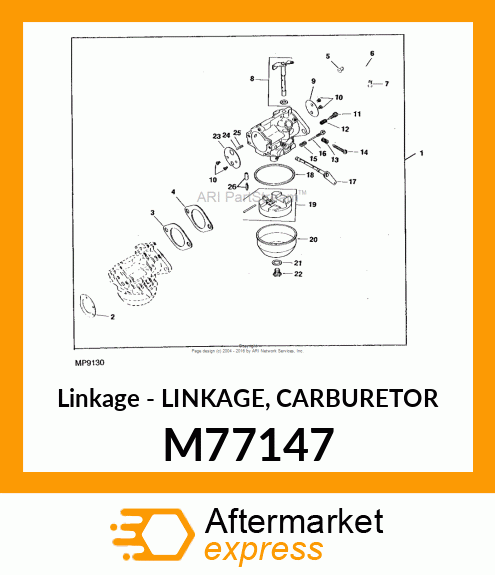 Linkage - LINKAGE, CARBURETOR M77147