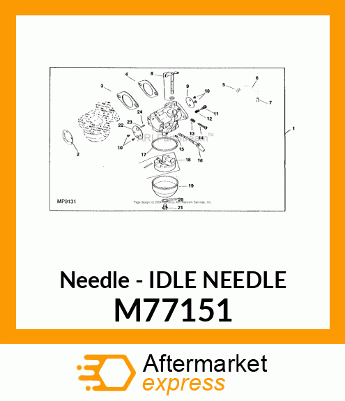 Needle - IDLE NEEDLE M77151