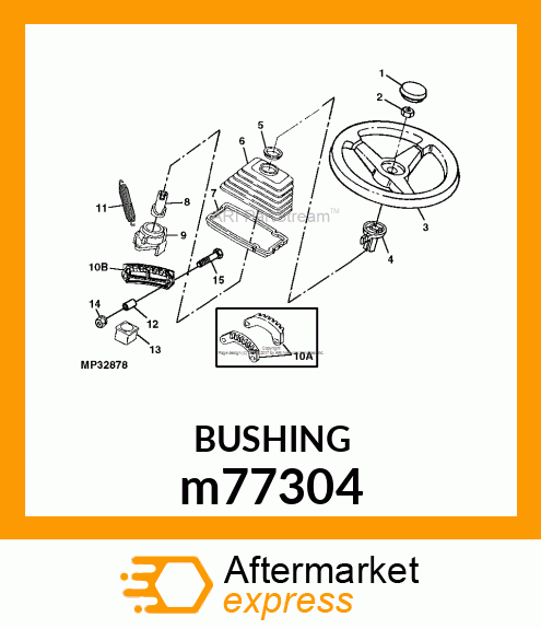 GUIDE, STEERING SHAFT m77304