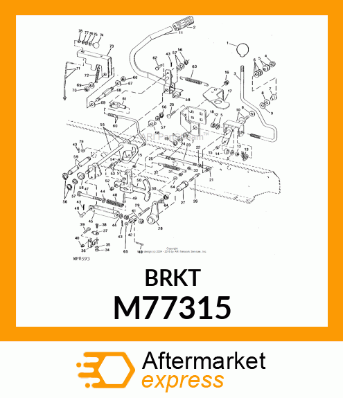 Latch - LATCH, PARK BRAKE M77315