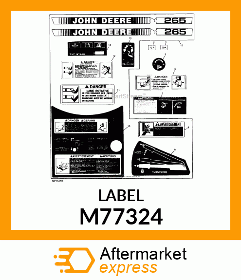 Label - LABEL, LOCKOUT (FR) M77324