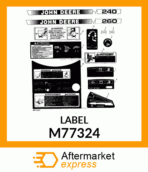 Label - LABEL, LOCKOUT (FR) M77324