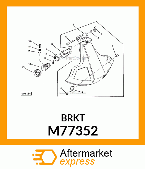 Bracket - BRACKET, BEARING CASE M77352