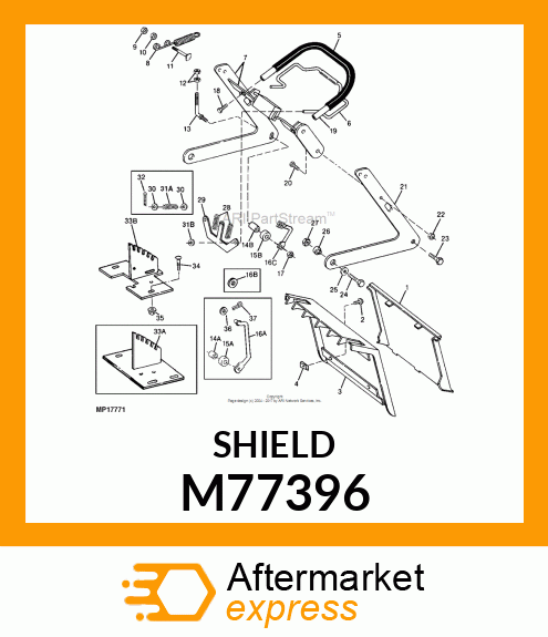 Frame - FRAME, LIFT QUADRANT M77396