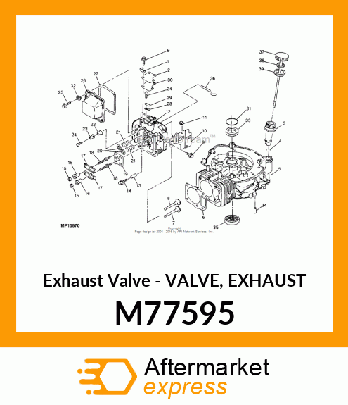 Exhaust Valve M77595