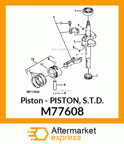 Piston M77608