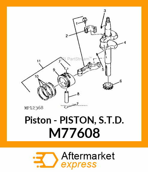 Piston M77608