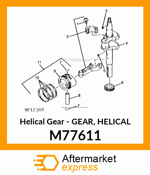 Gear Helical M77611