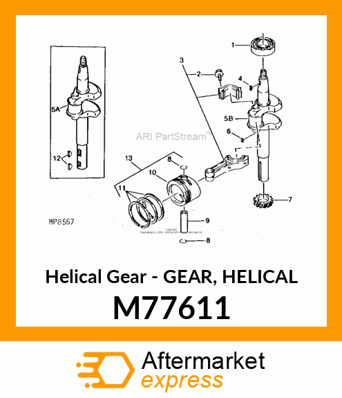 Gear Helical M77611