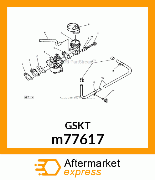 GASKET, NON m77617