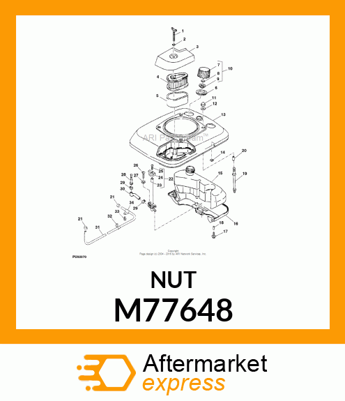 Nut M77648