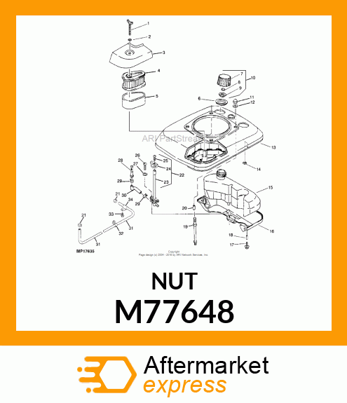 Nut M77648