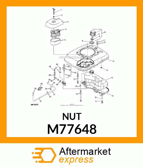 Nut M77648