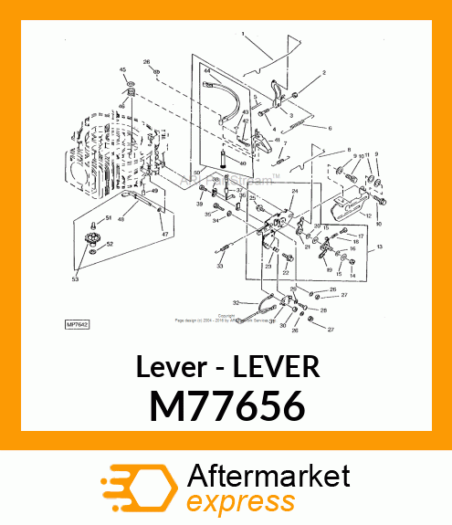 Lever M77656