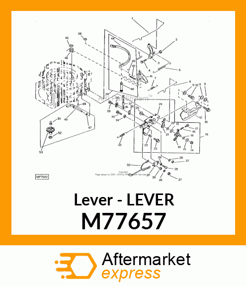 Lever M77657