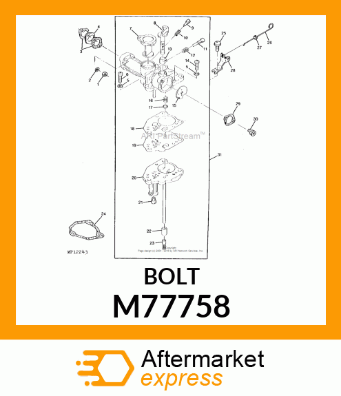 Bolt M77758