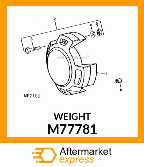 WEIGHT, WEIGHT, WHEEL M77781