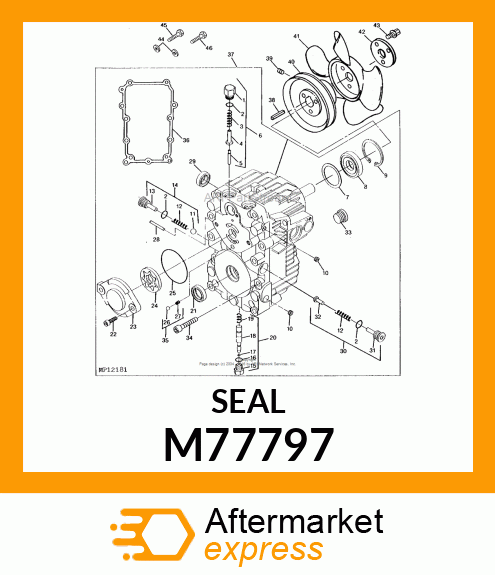 Spare part M77797 + Seal