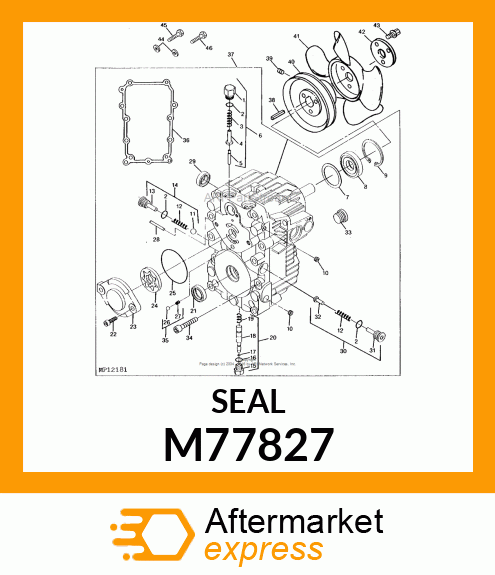 Spare part M77827 + Seal