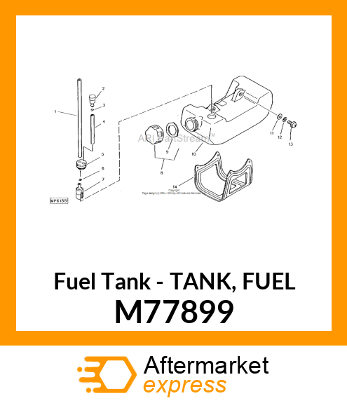 Fuel Tank - TANK, FUEL M77899