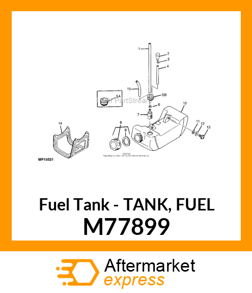 Fuel Tank - TANK, FUEL M77899