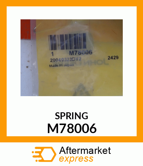 Spring M78006