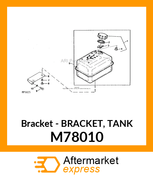 Bracket - BRACKET, TANK M78010