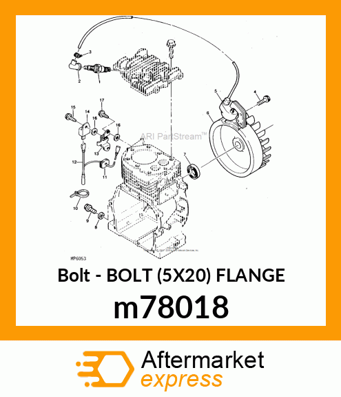 BOLT, FLANGE m78018