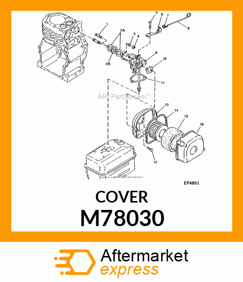 Plate Air Cleaner M78030