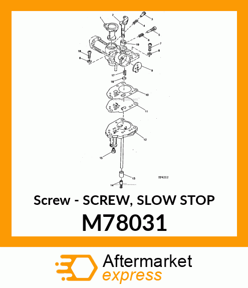 Screw - SCREW, SLOW STOP M78031