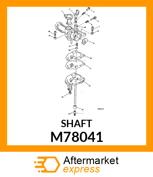 Shaft - SHAFT, THROTTLE M78041