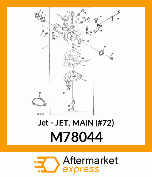 Jet - JET, MAIN (#72) M78044