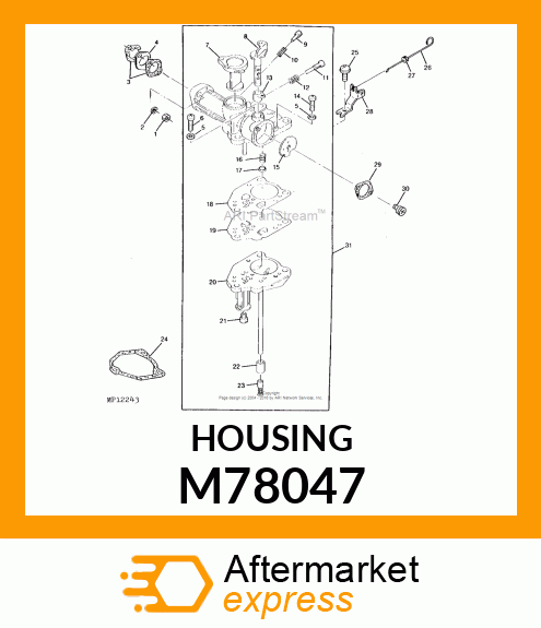 Housing - LOWER BODY ASSY M78047