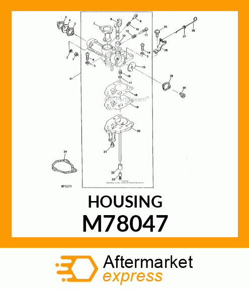 Housing - LOWER BODY ASSY M78047