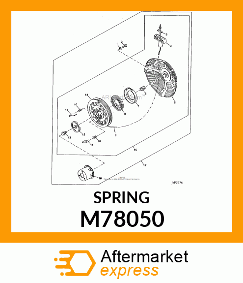 Spring M78050