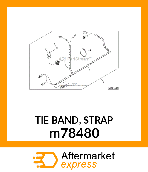 TIE BAND, STRAP m78480