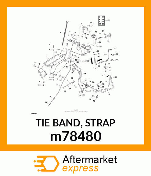 TIE BAND, STRAP m78480