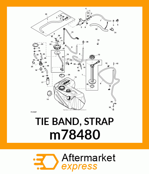 TIE BAND, STRAP m78480