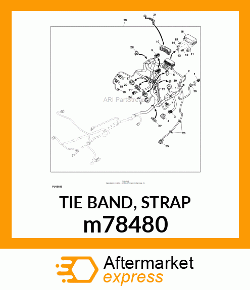 TIE BAND, STRAP m78480