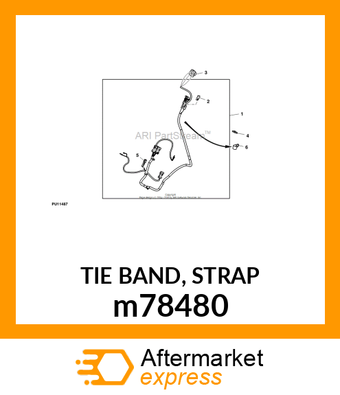 TIE BAND, STRAP m78480