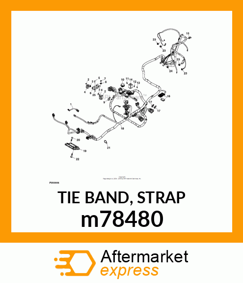 TIE BAND, STRAP m78480