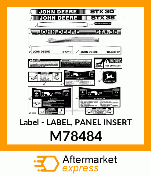 Label M78484