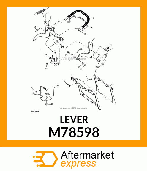 Lever Latch M78598