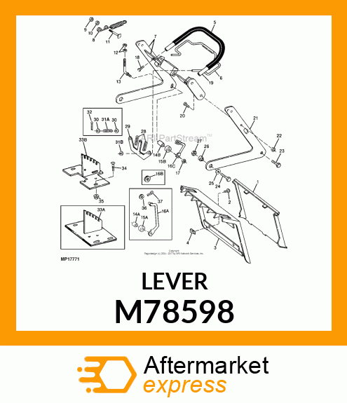 Lever Latch M78598