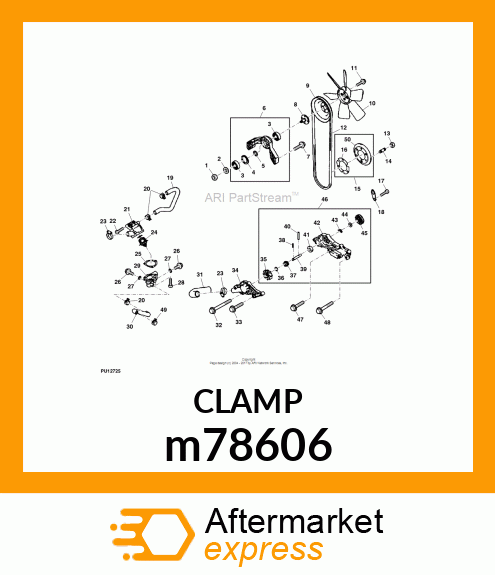 WORM GEAR CLAMP(TYPE"M")U.S.,CANADA m78606