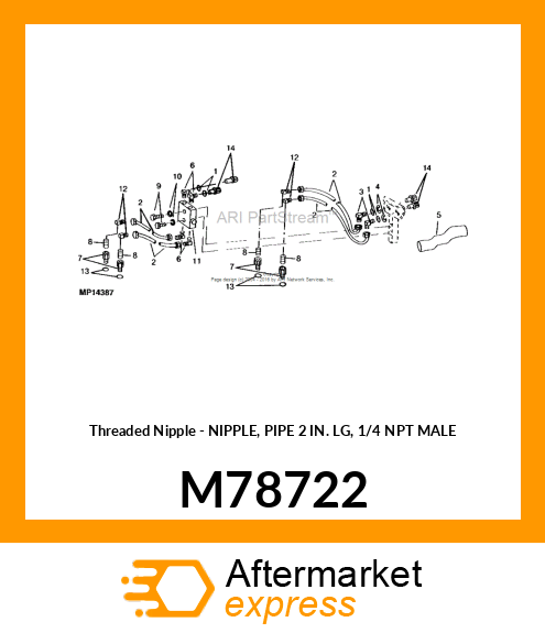 Threaded Nipple M78722