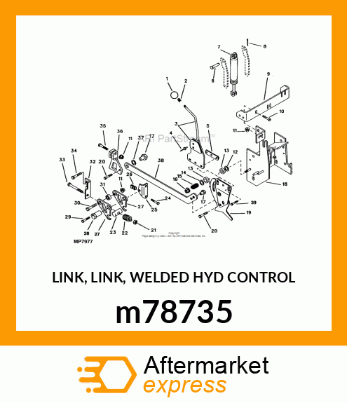 LINK, LINK, WELDED HYD CONTROL m78735