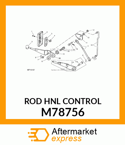 Rod Hnl Control M78756